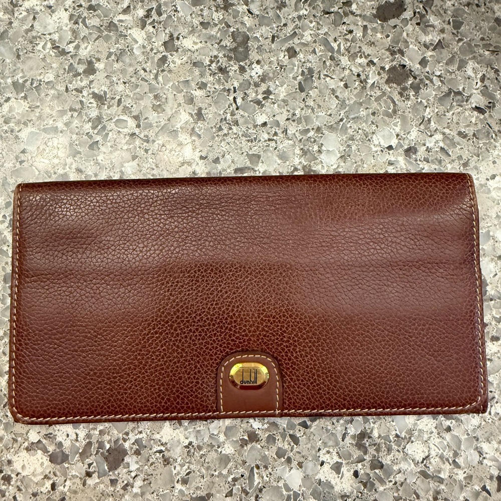 Dunhill Brown Leather Wallet